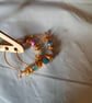 Beaded hoop earrings 