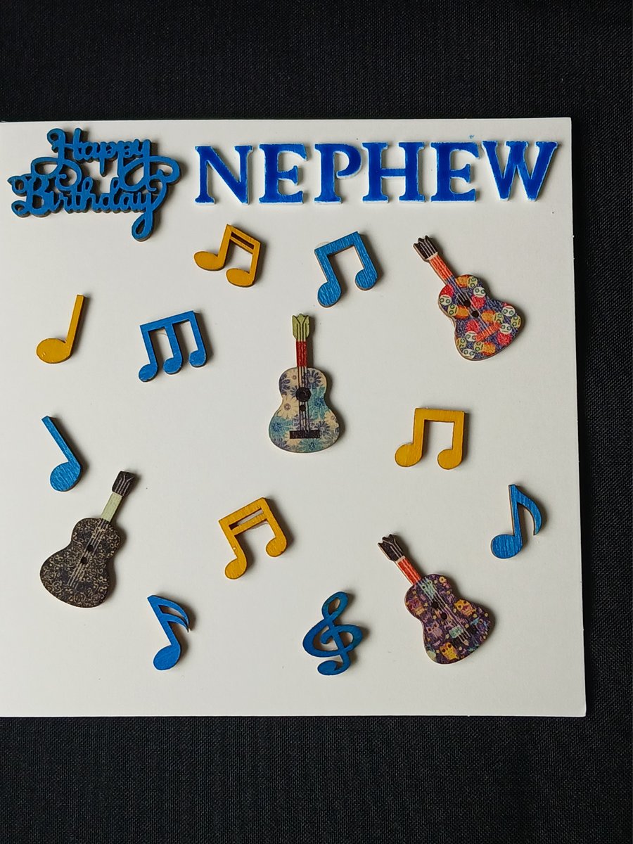 Handmade, nephew birthday card 