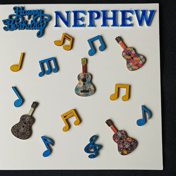 Handmade, nephew birthday card 