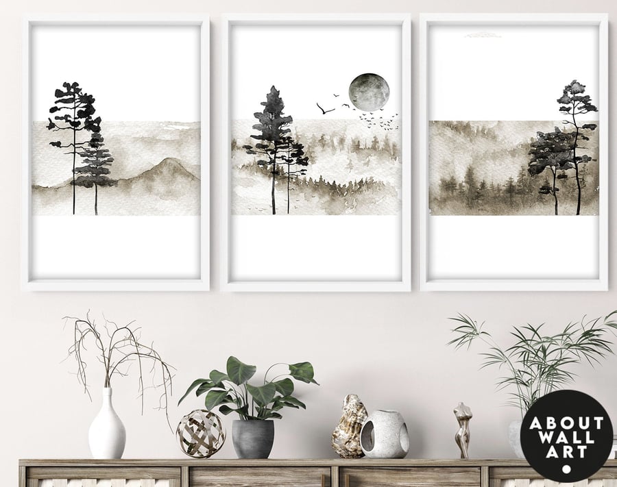 Office decor wall art prints, Japanese wall art, home decor wall art prints, cal