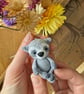 Digital PDF pattern raccoon Amigurumi Crochet Pattern, Keyring pattern