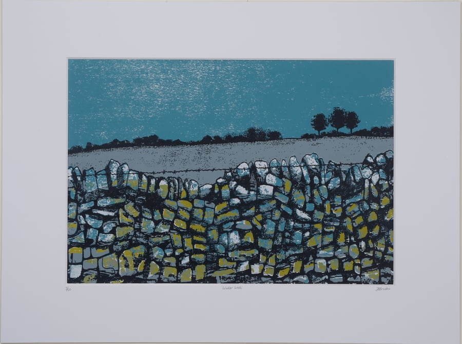 Winter Wall original screen print