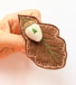 Oak leaf brooch