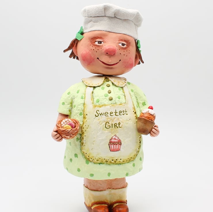 OOAK Decorative handmade girl. Art doll. Whimsi... - Folksy