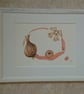 Pencil drawing of harvest vegetables, carrots and onions - Image 2