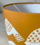 SALE - Bird Handmade Lampshade - Orange (20cm diameter) - Image 2