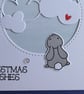 Christmas Card - Rabbit With Clouds - Icy Blue - Christmas Wishes - Image 6