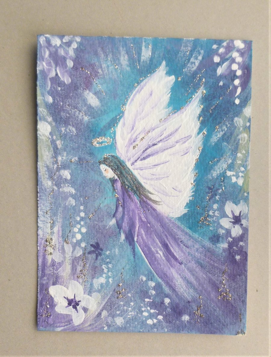 angel art hand painted ( ref F593.PNK8 )