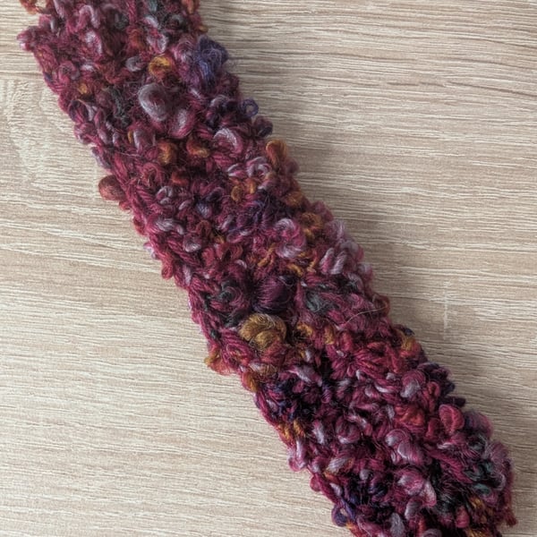 Large Burgundy Bookmark