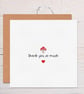 Autumn Themed Thank You Greeting Card, Cute Handmade Pun Card. - Image 3