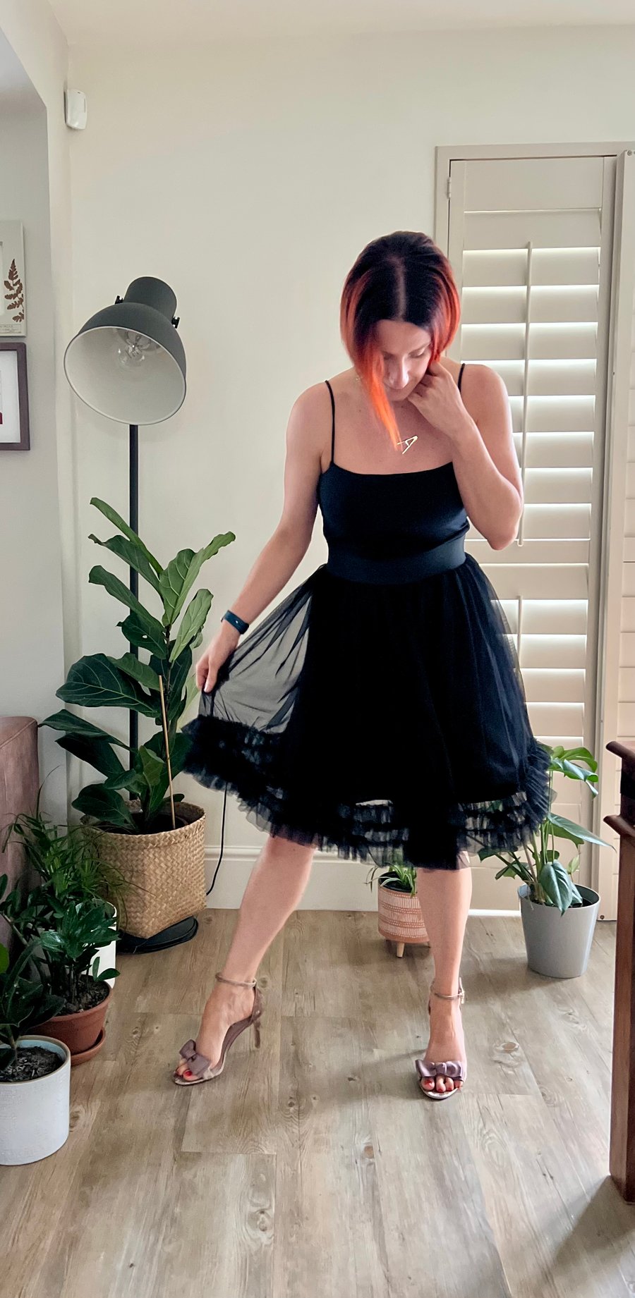 Black Tulle Skirt . Tulle Skirt . Statement Skirt . Size 8-10 . Seconds Sunday