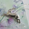 Sterling Silver Hare Necklace