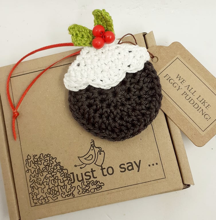 Crochet Christmas Pudding  
