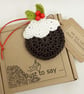 Crochet Christmas Pudding   - Image 1