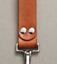 Leather Keyring Tactical Belt Dangler Spring Clip Hook Riveted - Image 5