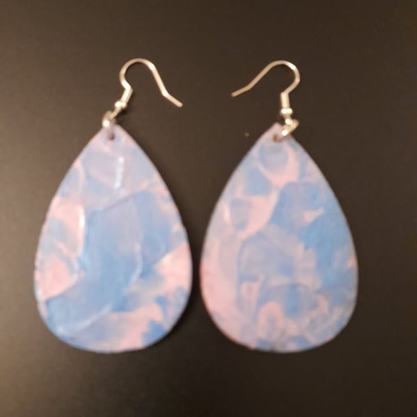 Earrings Acrylic dipped