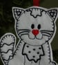 cat gingerbread pet keepsake hanging tree ornament - Image 5