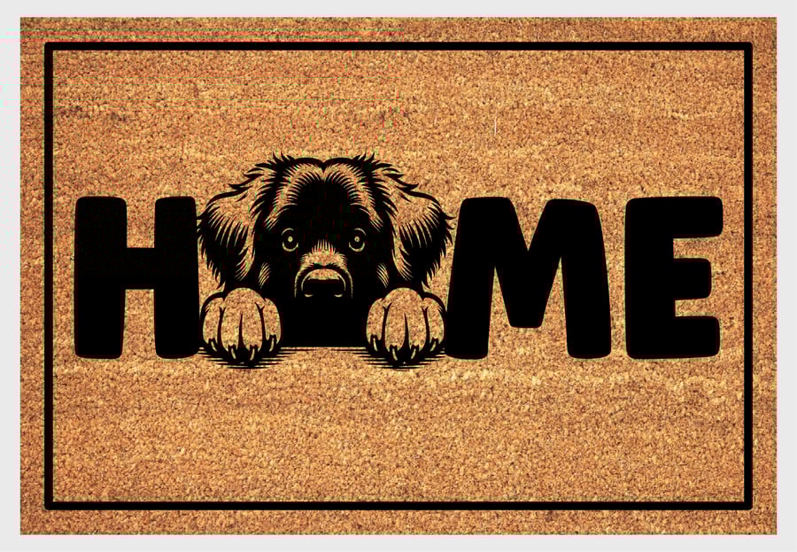 Leonberger Home Door Mat - Leonberger Dog Doormat - 3 Sizes
