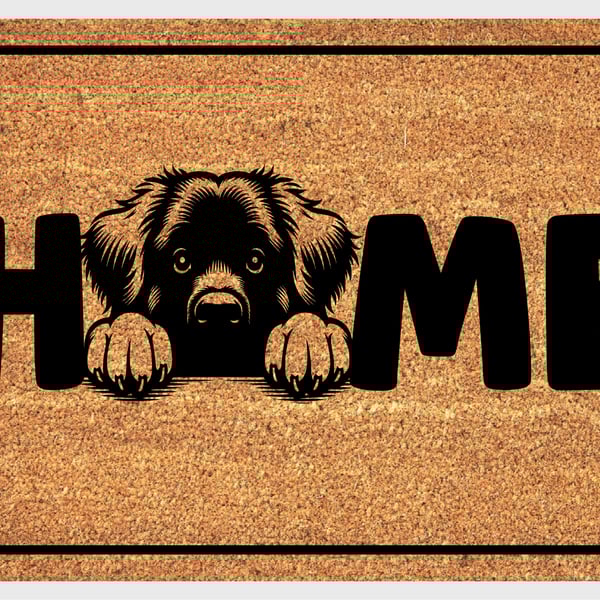 Leonberger Home Door Mat - Leonberger Dog Doormat - 3 Sizes