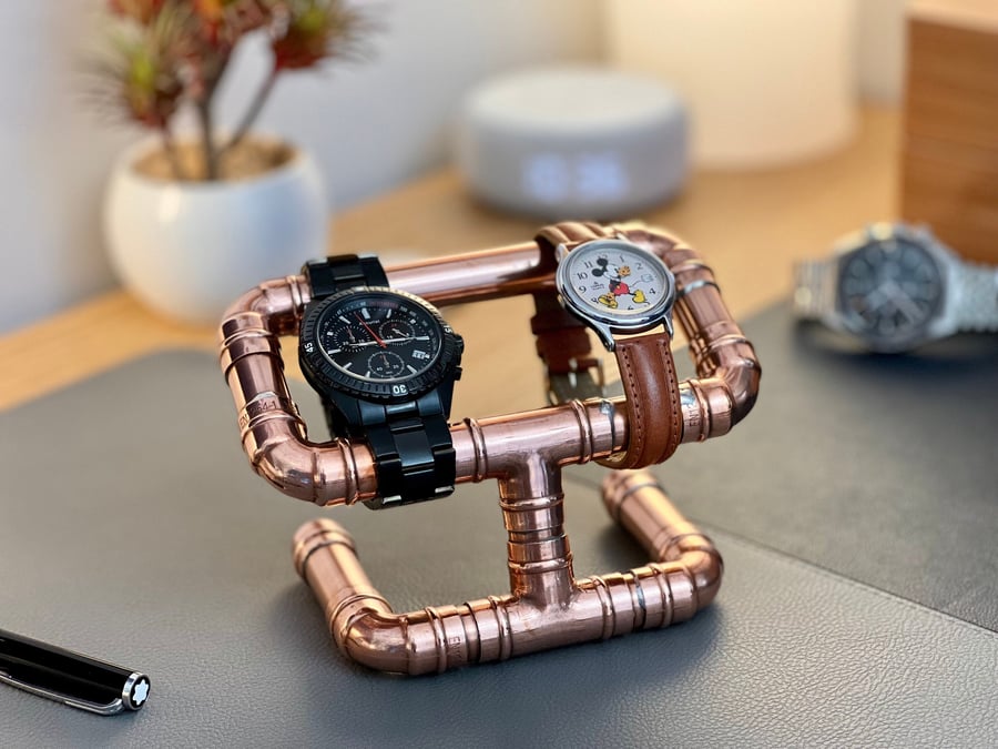 Handmade Copper Watch Stand