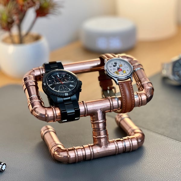 Handmade Copper Watch Stand
