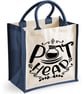 Pot Head -  Midi Jute Bag  - Image 2