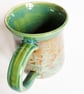 Green Brown Mug - Hand Thrown Stoneware Ceramic Mug - Image 5