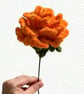 Marigold — October Birth Flower - Handmade Everlasting Single Stem