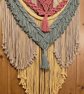 'Beltane Spirit' Modern Folk Macrame Wall Hanging - Sage, Mustard & Terracotta - Image 4