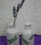 Stoneware bud vase with one or two dragonfly decorations - Image 1
