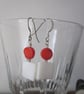 Shell & Bamboo Coral Earrings (2) - Image 1