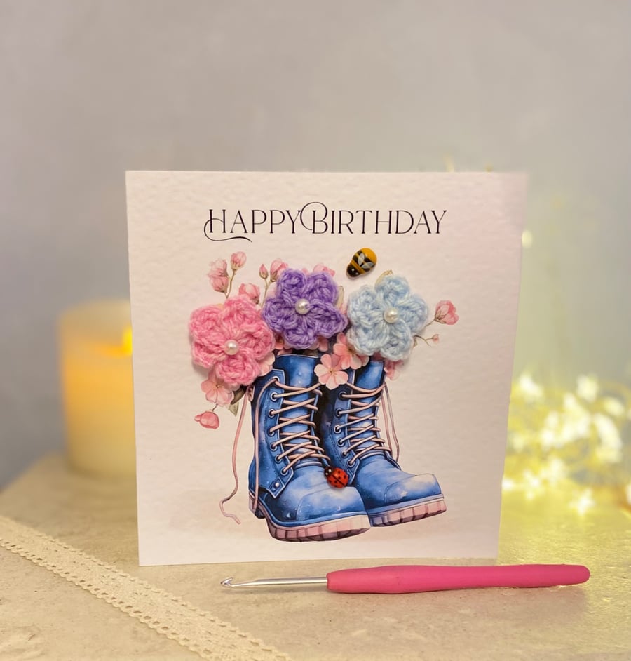 Happy Birthday Card for Her, Mum, Friend 