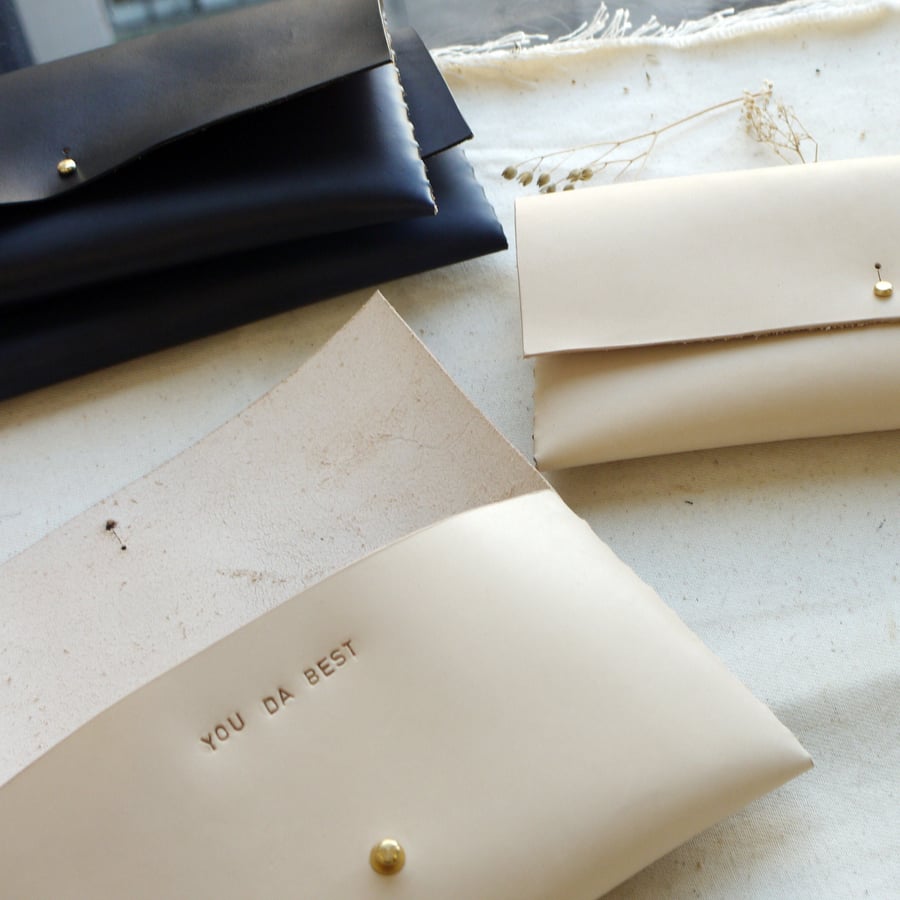 Personalised Hidden Message Clutch Bag. Bridal Folksy