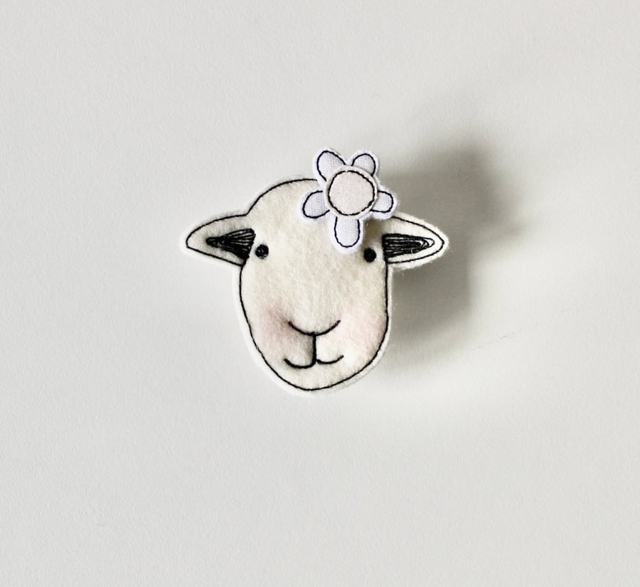 'Herdwick Sheep' - Handmade Brooch