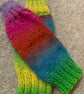 Fingerless Wrist Warmers in Vibrant Colours - Image 3