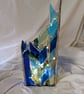 Cityscape Fused Glass Lamp - Image 1