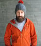 Bobble Hat in Petrol Green Chunky Yarn  - Image 8