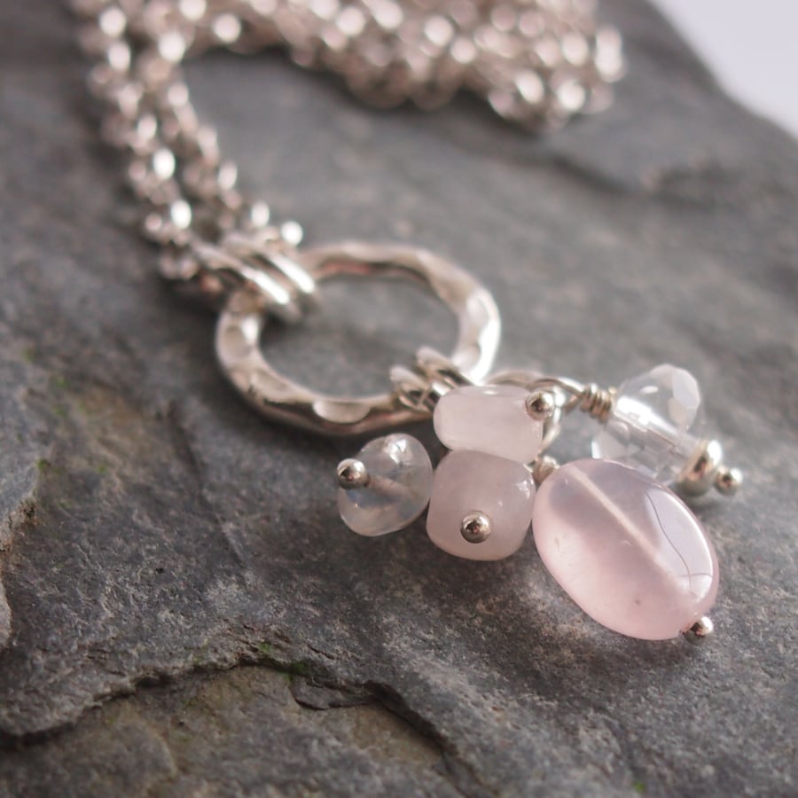 Rose Quartz Chakra Necklace