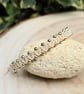 Ivory and Gold Macrame Bracelet - 14ct gold filled, Adjustable  - Image 10