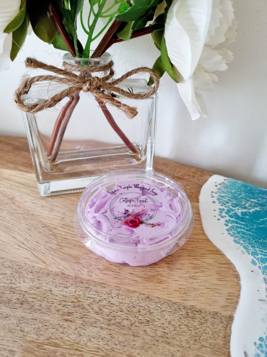 Space Purple Scented Whipped Soap - 30g Sample - Bath, Shower, Shave