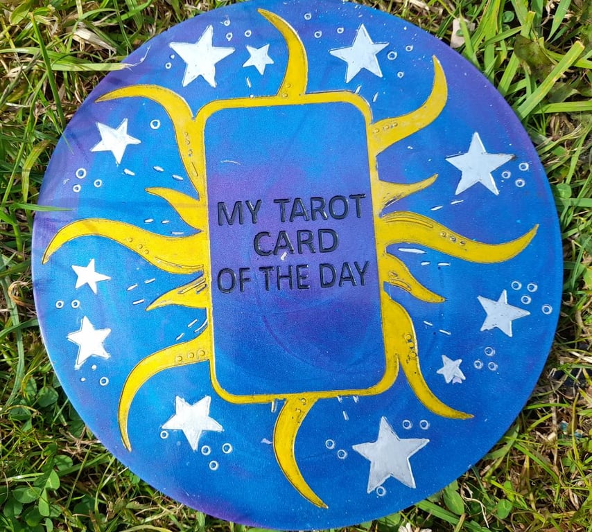 Tarot Card Holder or Plate. A Perfect Gift  for Tarot Readers.