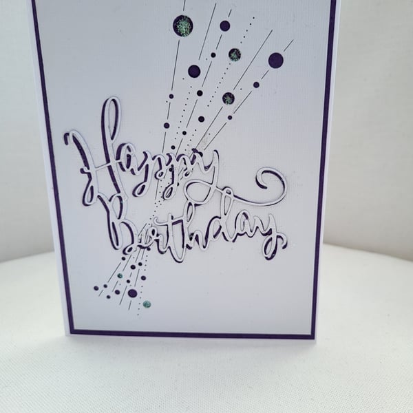 Handmade birthday card, celebration card, happy birthday card