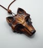 Hand Carved Wolf Necklace  - Image 3