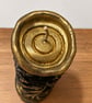 Black and Gold Witch Candle-Sculpted Gothic Halloween Decor - Image 2