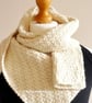 British wool unisex scarf - Handmade in UK - Wool wedding anniversary gift - Image 1