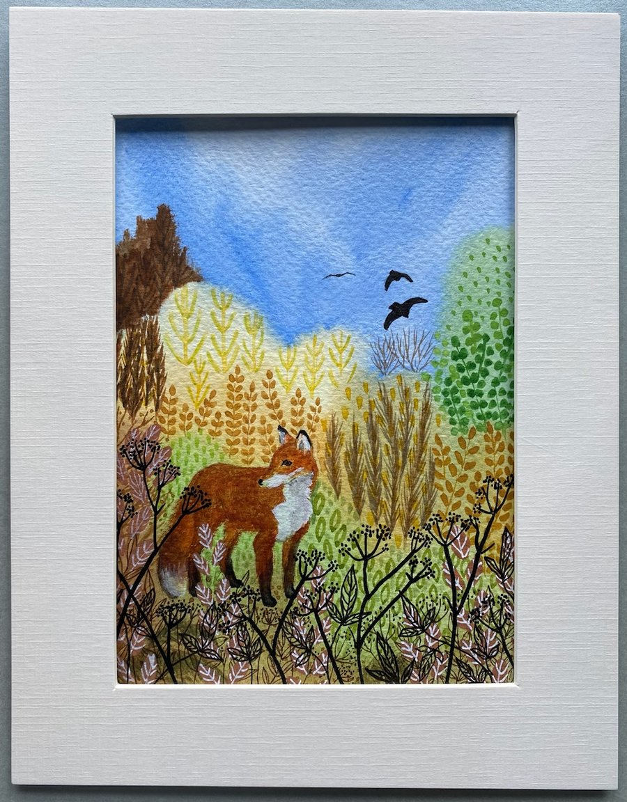 Little Fox painting