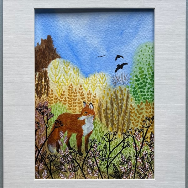 Little Fox painting