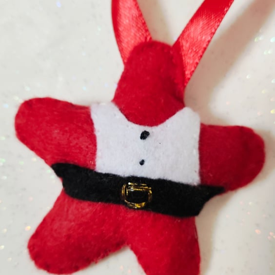Santa star decoration 