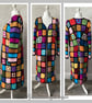 Multicoloured Long crocheted granny square cardigan - Image 1