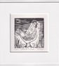 Time for a Walk - original, limited edition linocut. - Image 2
